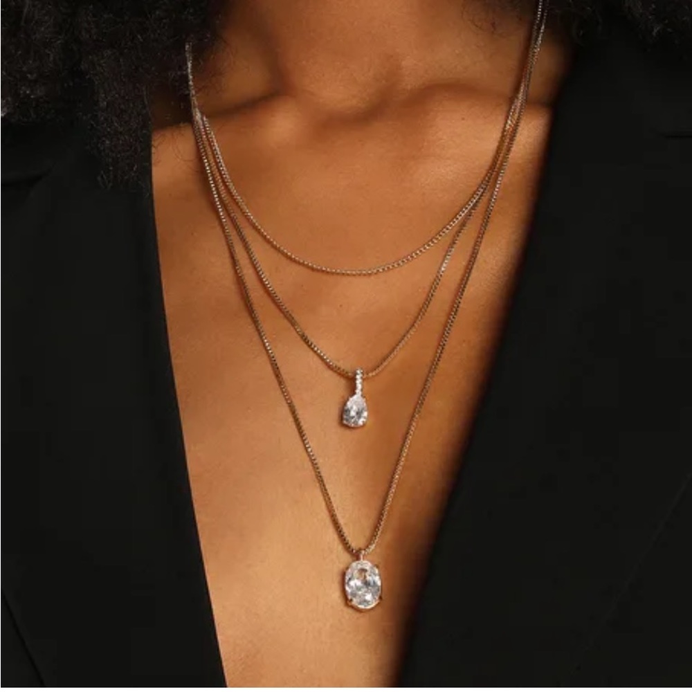 Lulu’s 14 KT Triple Layer Necklace